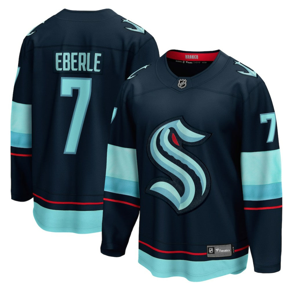 Jordan Eberle Seattle Kraken Fanatics Home Breakaway Player Jersey - Navy - NHL 4466247