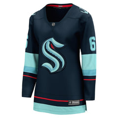 Adam Larsson Seattle Kraken Fanatics Women's Home Breakaway Player Jersey - Deep Sea Blue - NHL 4466255