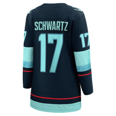 Jaden Schwartz Seattle Kraken Fanatics Women's Home Breakaway Player Jersey - Navy - NHL 4466258