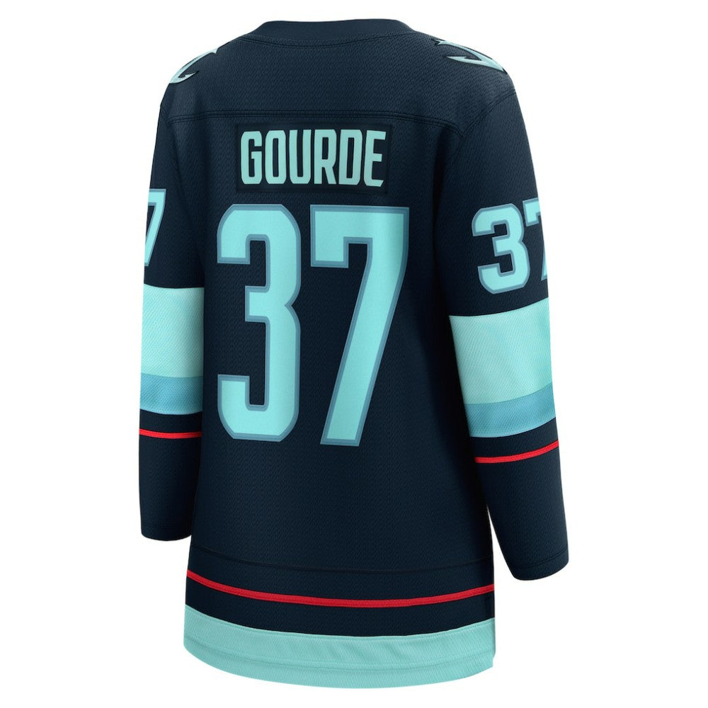 Yanni Gourde Seattle Kraken Fanatics Women's Home Breakaway Player Jersey - Navy - NHL 4466261
