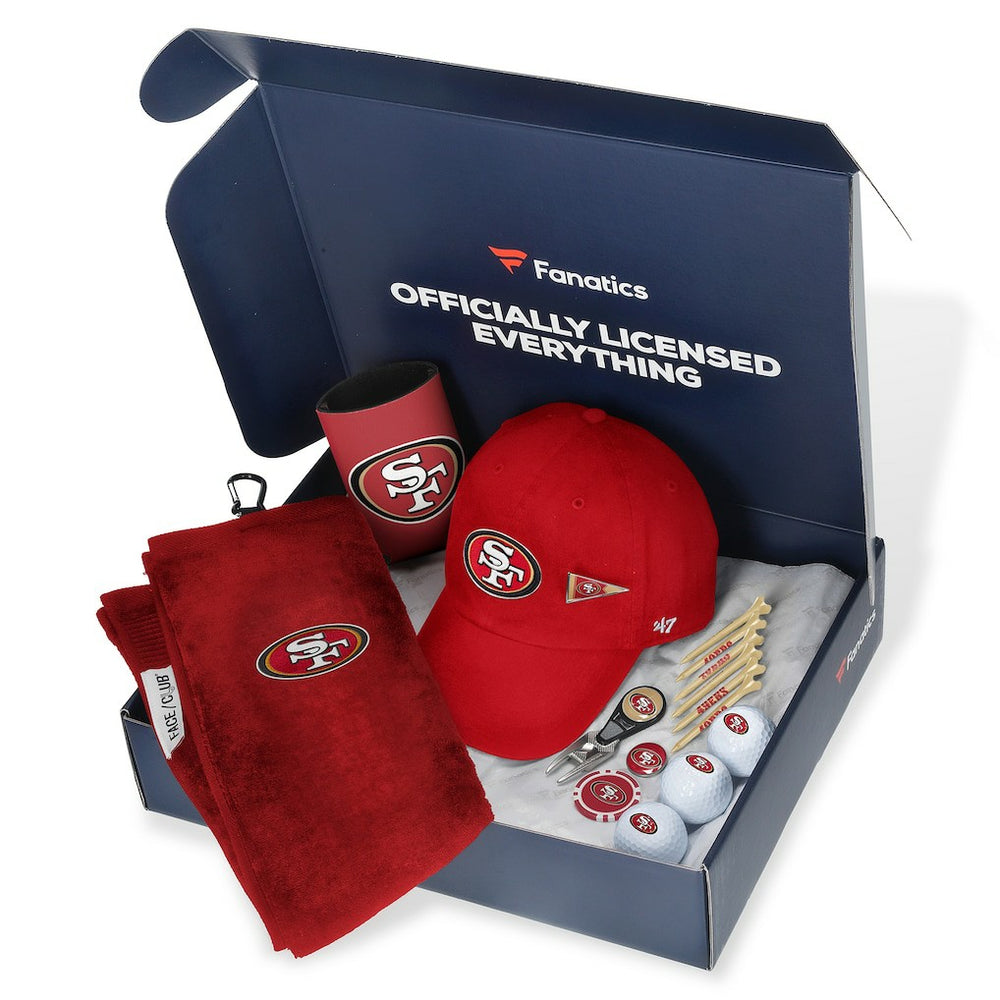 Fanatics San Francisco 49ers Pack Golf-Themed Gift Box $105+ Value