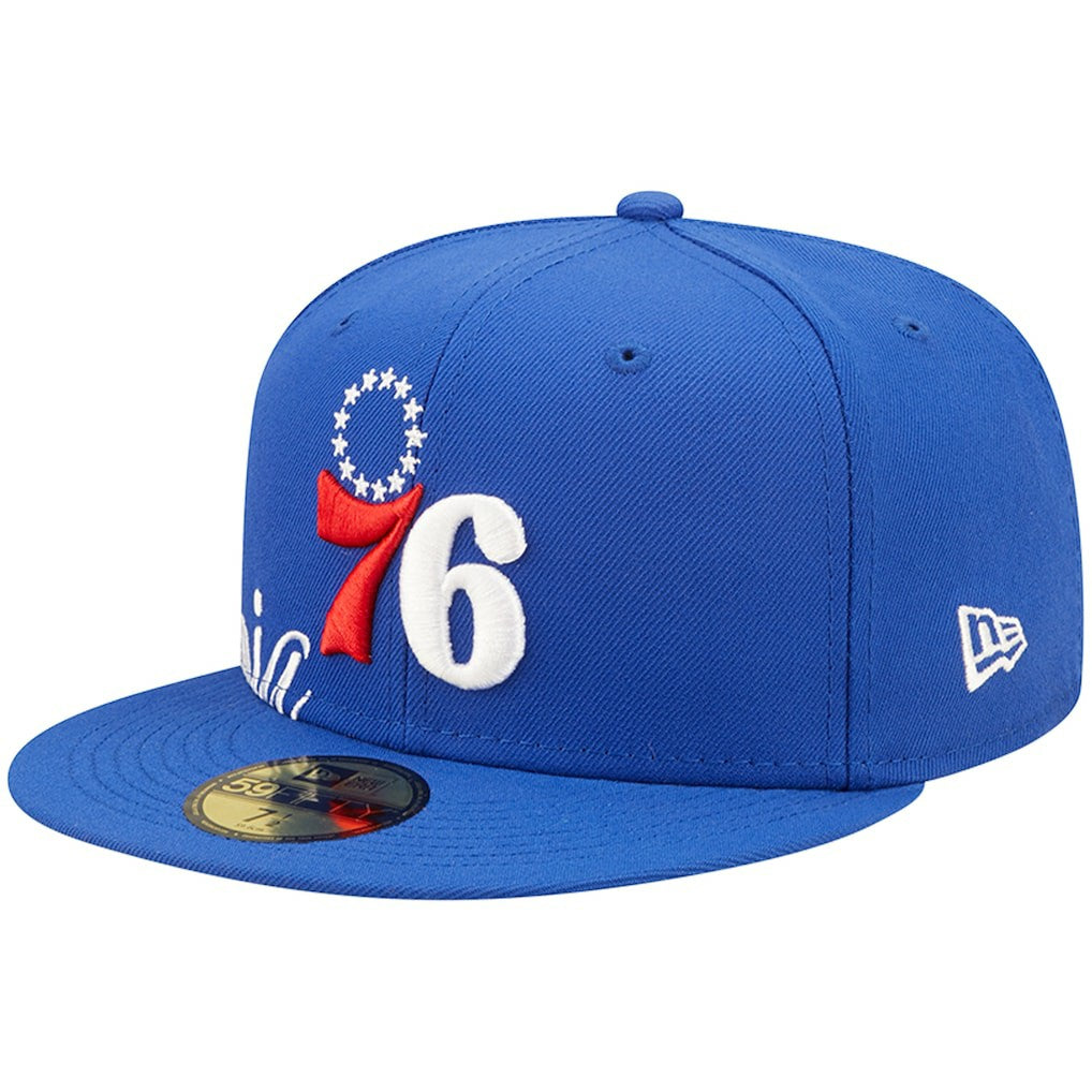 Philadelphia 76ers Side Split 59FIFTY Fitted Hat Royal | New Era outlet