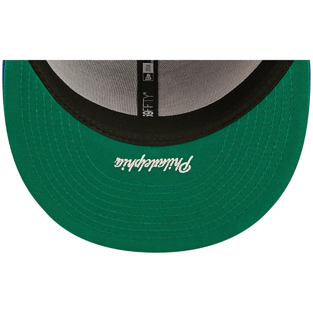 Philadelphia 76ers Side Split 59FIFTY Fitted Hat Royal | New Era outlet