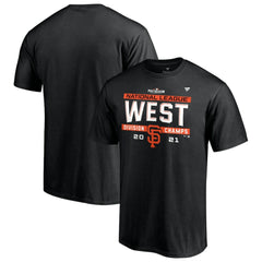 San Francisco Giants Fanatics 2021 NL West Division Champions Locker Room T-Shirt - Black - Fanatics Sale