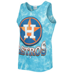 Houston Astros '47 Big Leaguer Tubular Tie-Dye Tank Top - Blue - 47 brand Discount