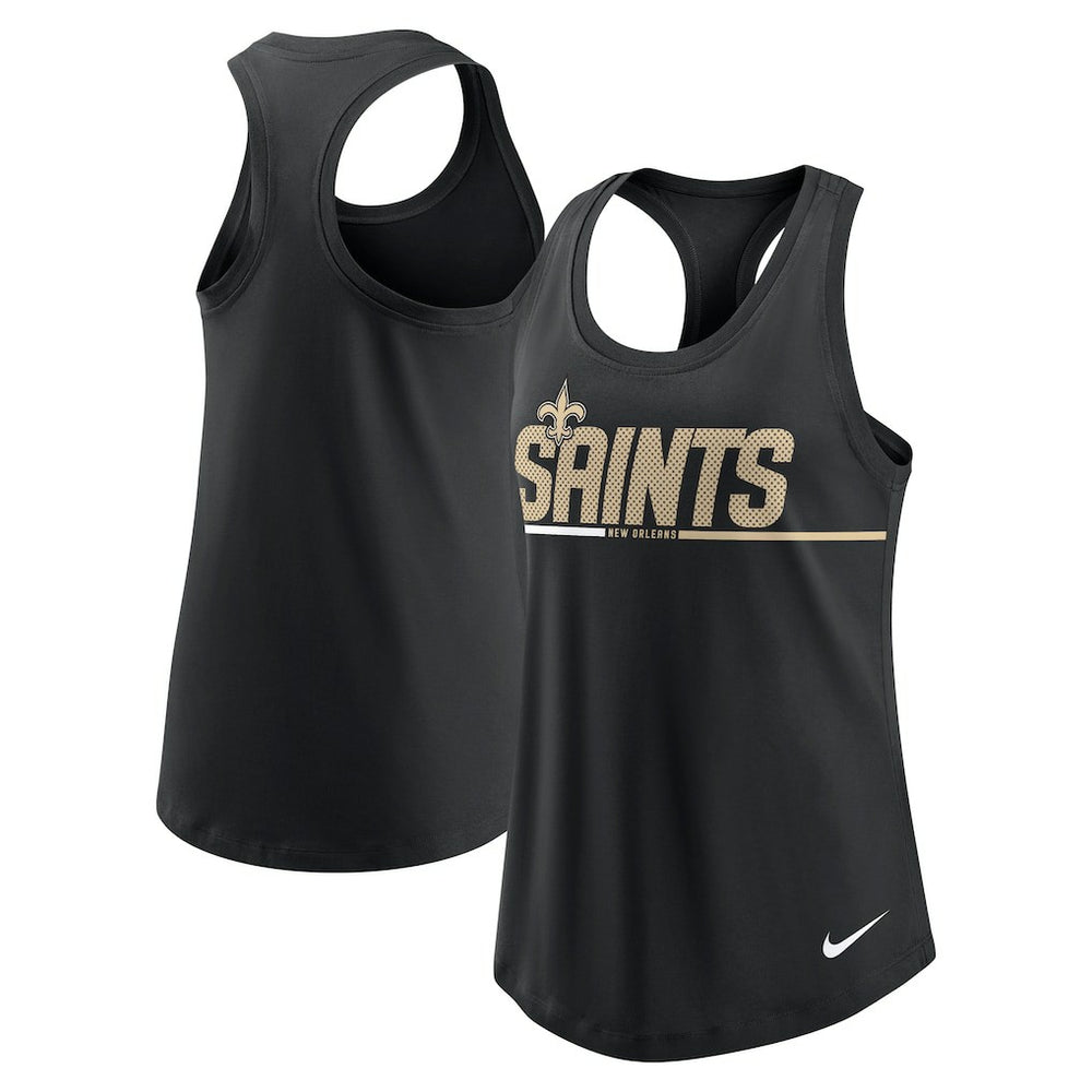 Nike New Orleans Saints Women's Team Name City Tri-Blend Racerback Tank Top