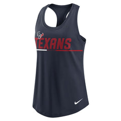 Nike Houston Texans Women's Team Name City Tri-Blend Racerback Tank Top Navy