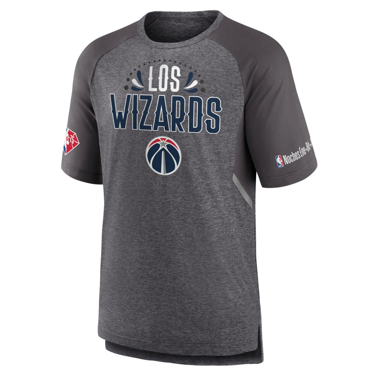 Washington Wizards 2022 Noches Ene-Be-A Core Shooting Raglan T-Shirt Heathered Gray | Fanatics online