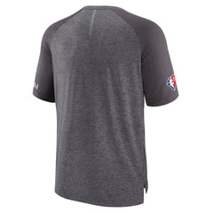 Brooklyn Nets 2022 Noches Ene-Be-A Core Shooting Raglan T-Shirt Heathered Gray | Fanatics US