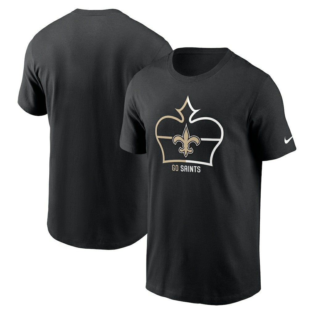 Nike New Orleans Saints Essential Local Phrase T-Shirt Black