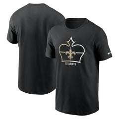 Nike New Orleans Saints Essential Local Phrase T-Shirt Black