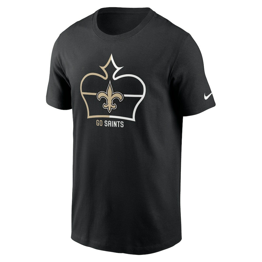 Nike New Orleans Saints Essential Local Phrase T-Shirt Black