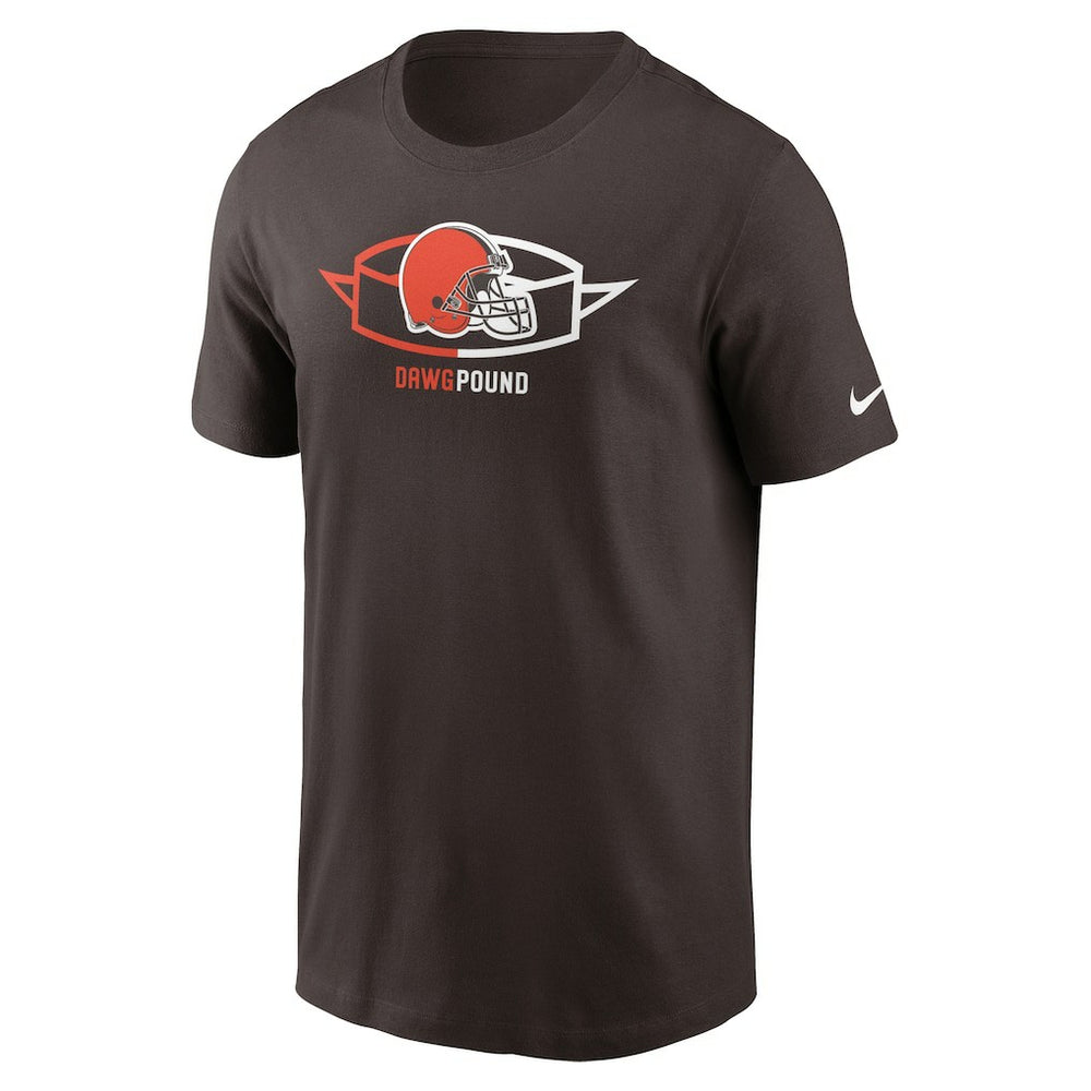 Nike Cleveland Browns Essential Local Phrase T-Shirt Brown