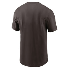 Nike Cleveland Browns Essential Local Phrase T-Shirt Brown