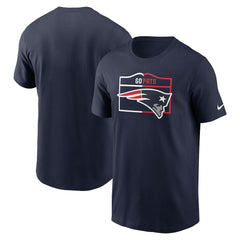 Nike New England Patriots Essential Local Phrase T-Shirt Navy