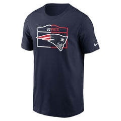 Nike New England Patriots Essential Local Phrase T-Shirt Navy
