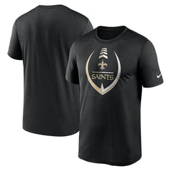 Nike New Orleans Saints Icon Legend Performance T-Shirt Black