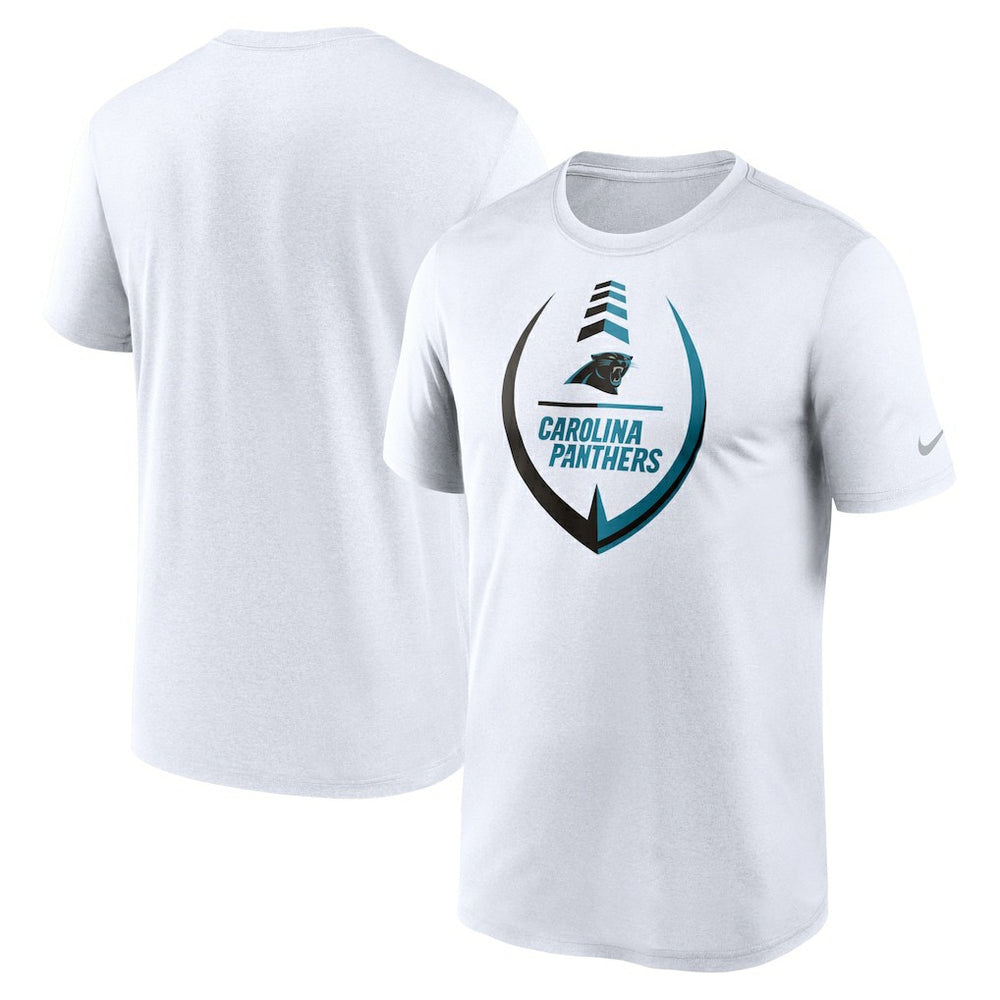 Nike Carolina Panthers Icon Legend Performance T-Shirt White