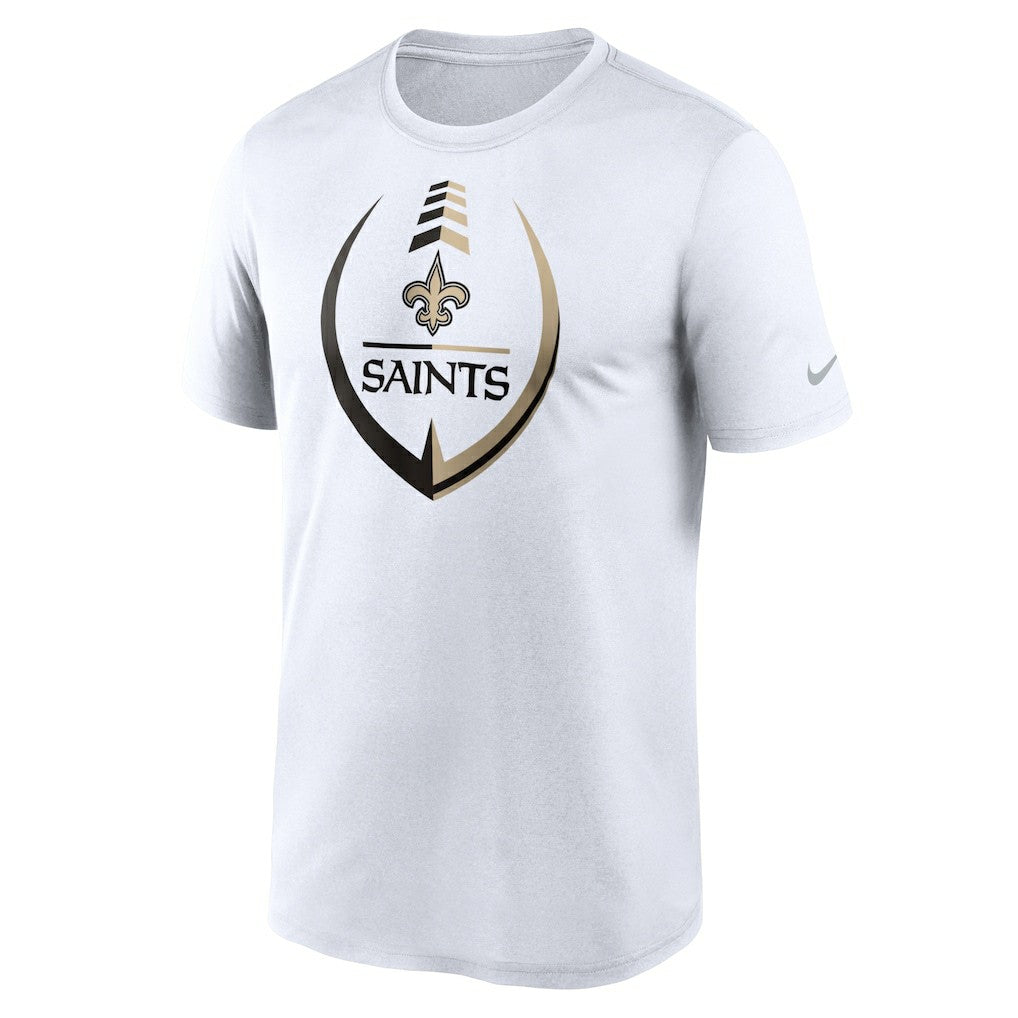 Nike New Orleans Saints Icon Legend Performance T-Shirt White