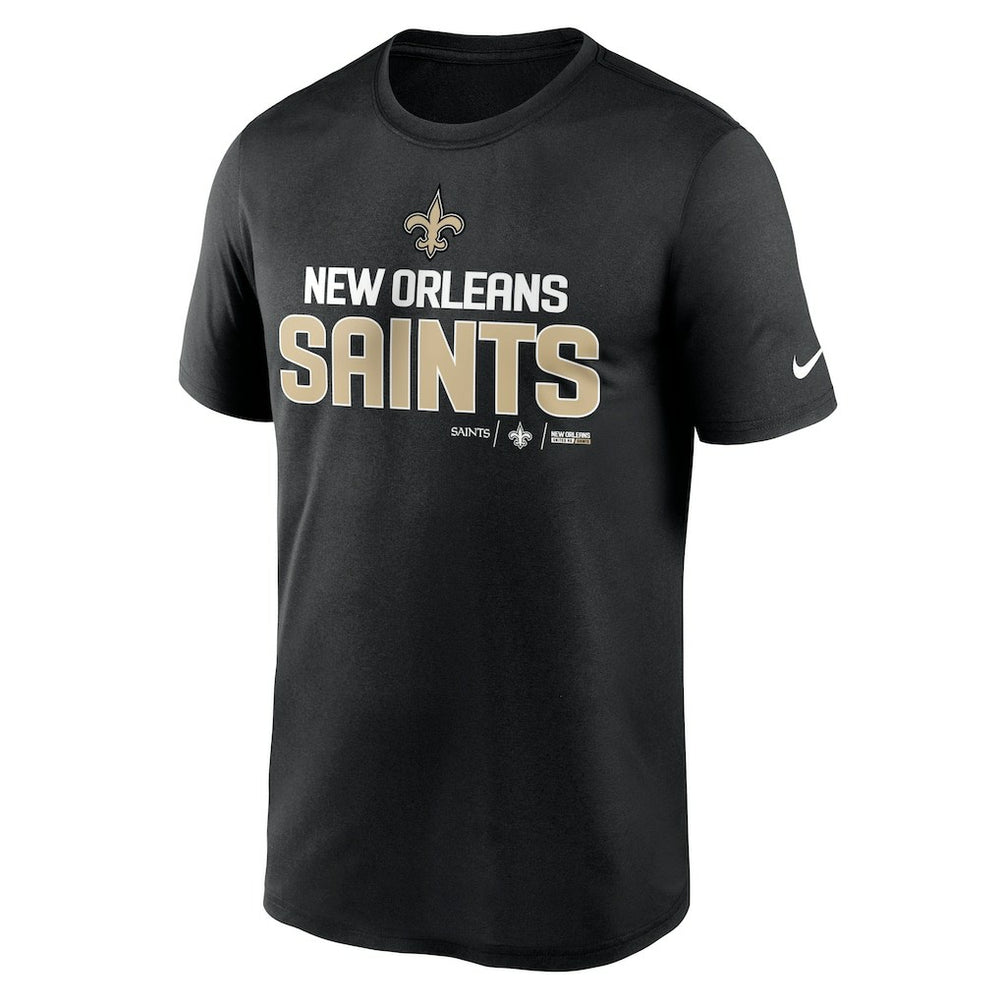 Nike New Orleans Saints Legend Community Performance T-Shirt Black
