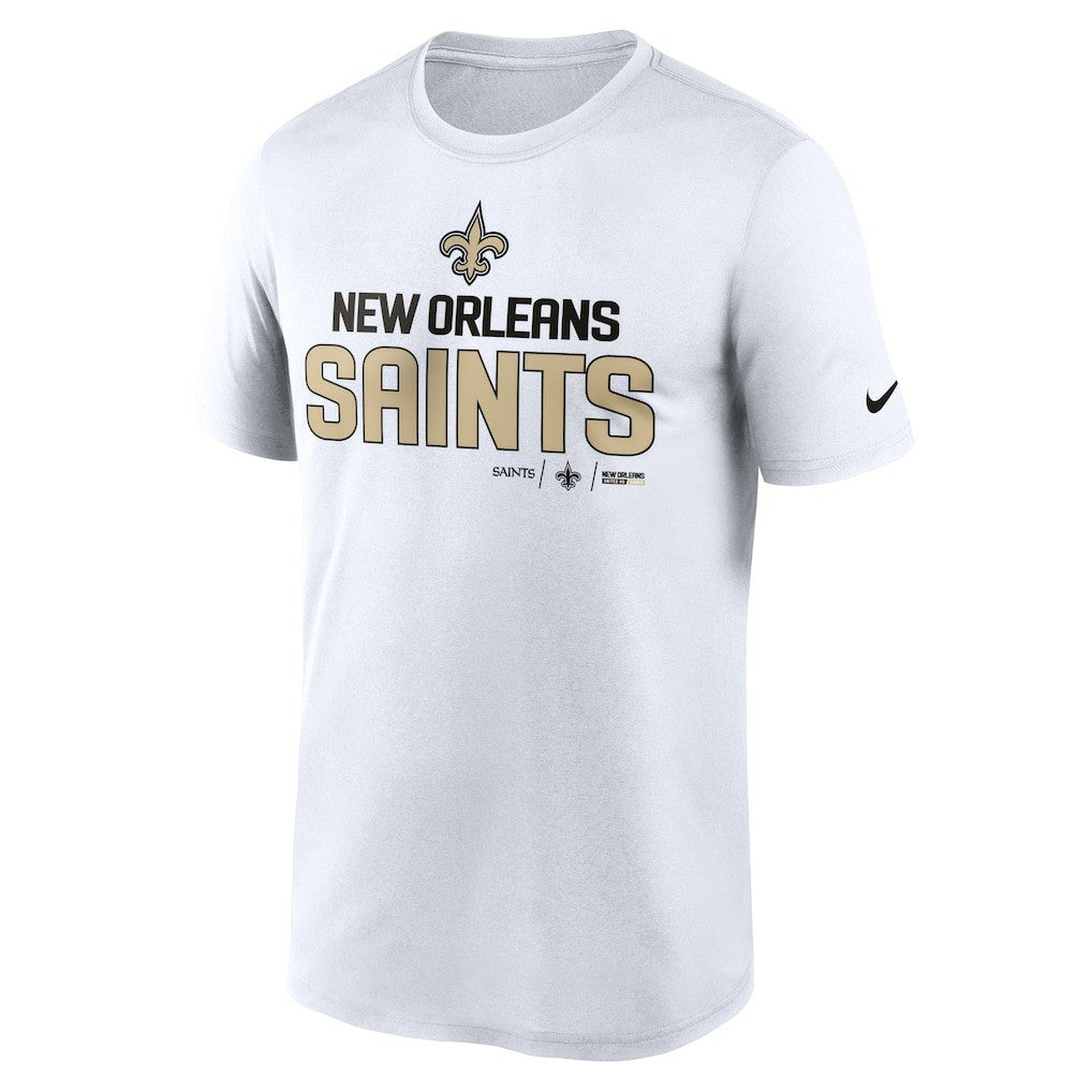 Nike New Orleans Saints Legend Community Performance T-Shirt White