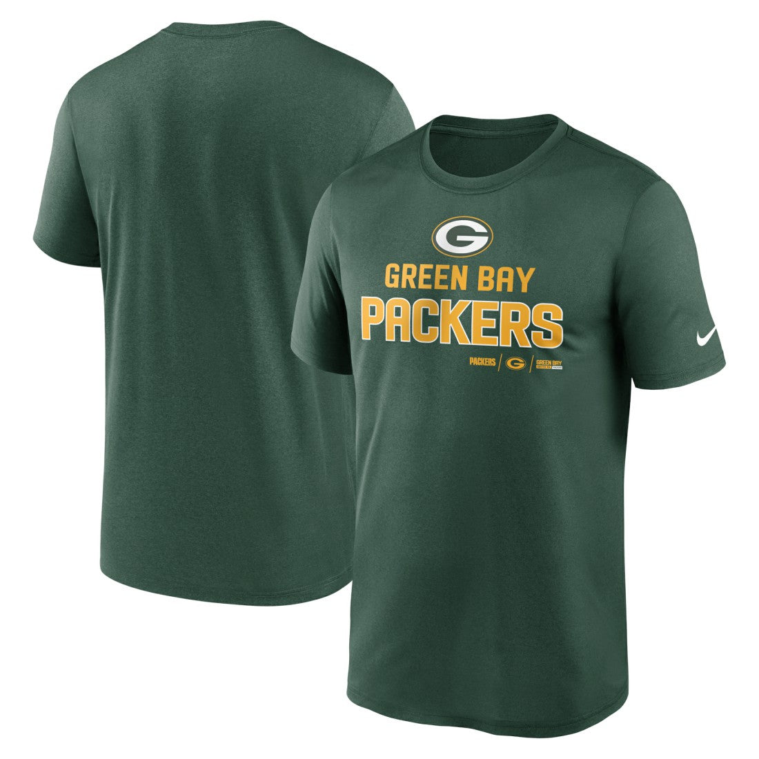 Nike Green Bay Packers Legend Community Performance T-Shirt Green