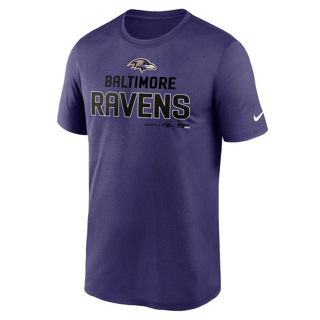 Nike Baltimore Ravens Legend Community Performance T-Shirt Purple
