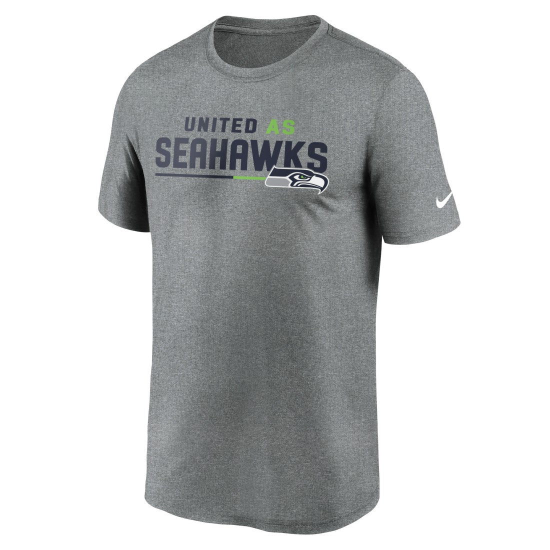 Nike Seattle Seahawks Legend Team Shoutout Performance T-Shirt Heather Gray
