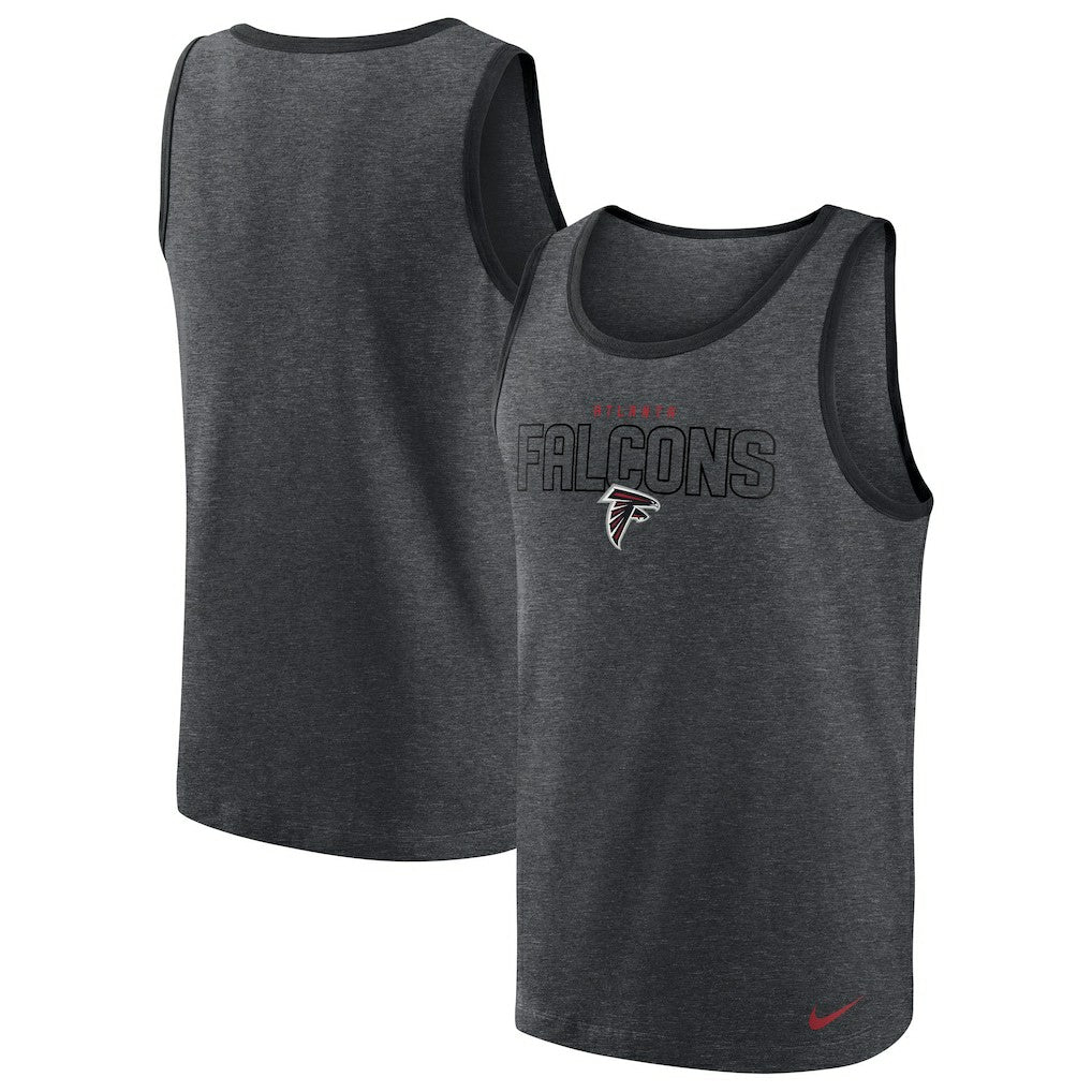 Nike Atlanta Falcons Tri-Blend Tank Top Heathered Charcoal