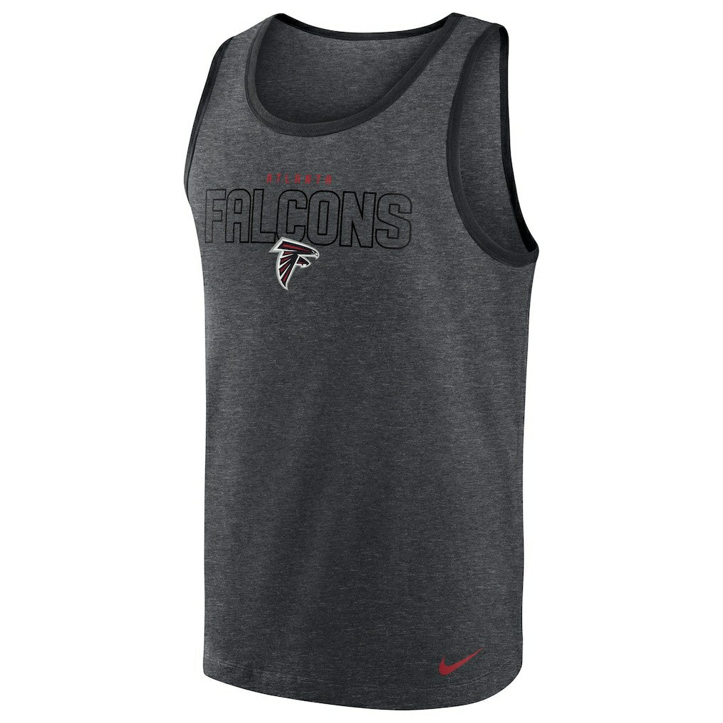 Nike Atlanta Falcons Tri-Blend Tank Top Heathered Charcoal
