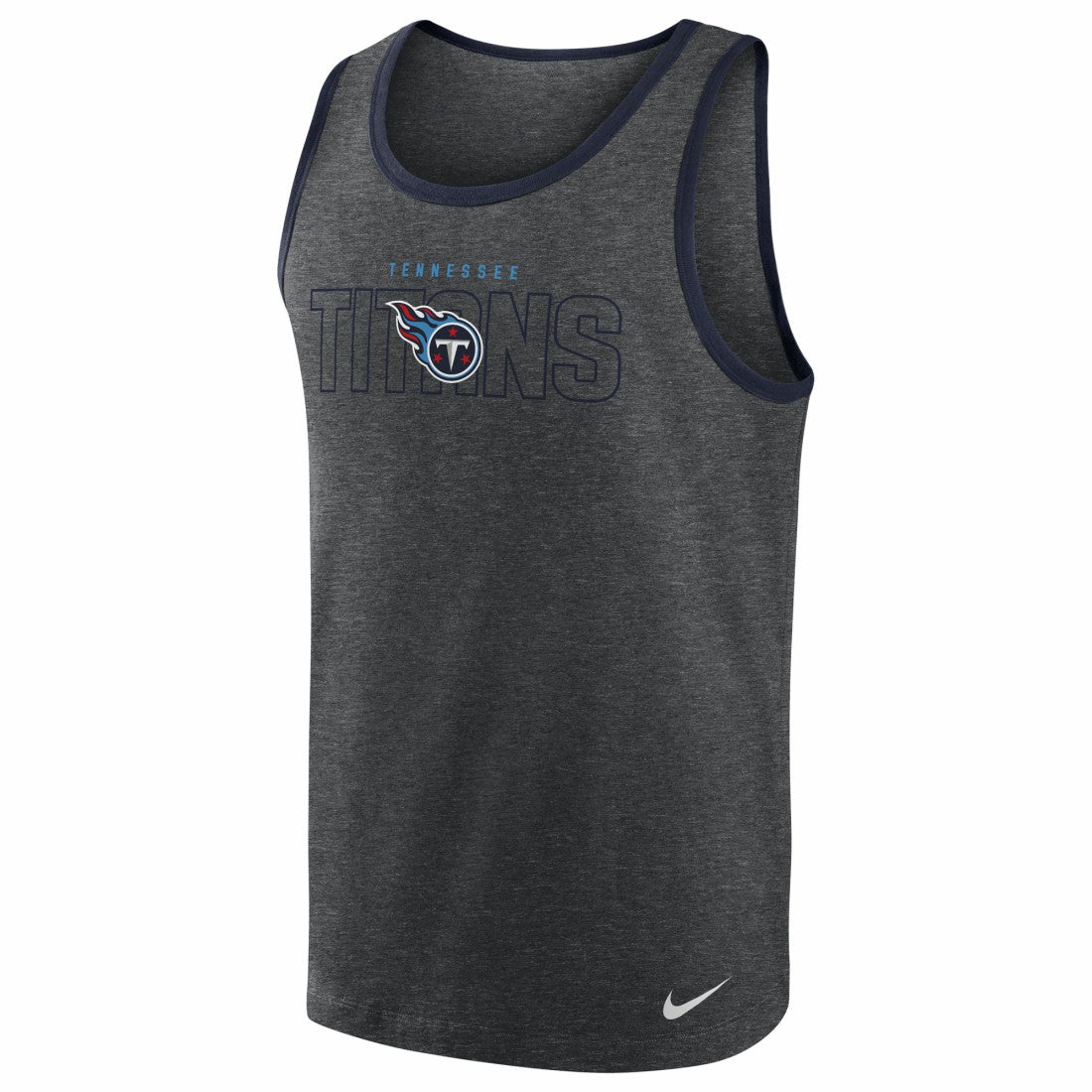 Nike Tennessee Titans Tri-Blend Tank Top Heathered Charcoal
