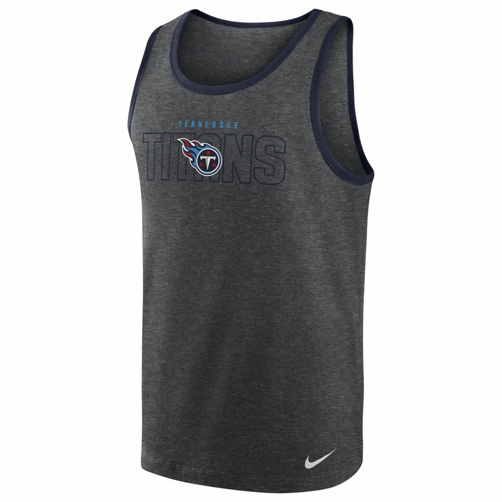 Nike Tennessee Titans Tri-Blend Tank Top Heathered Charcoal