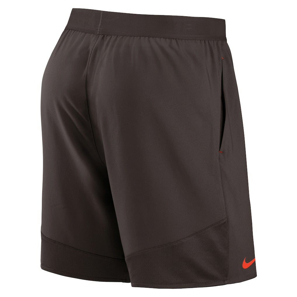 Nike Cleveland Browns Stretch Woven Shorts Brown