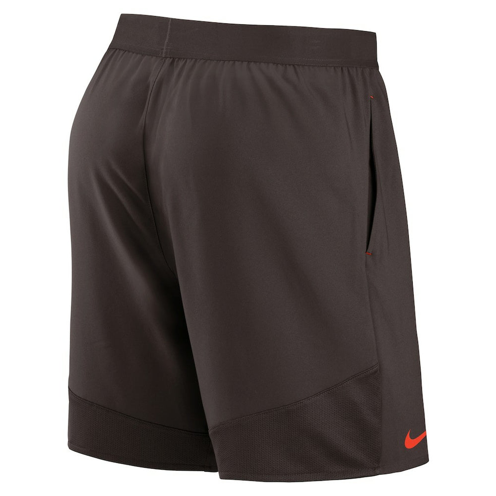 Nike Cleveland Browns Stretch Woven Shorts Brown