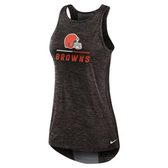 Nike Cleveland Browns Women's High Neck Performance Tank Top Brown