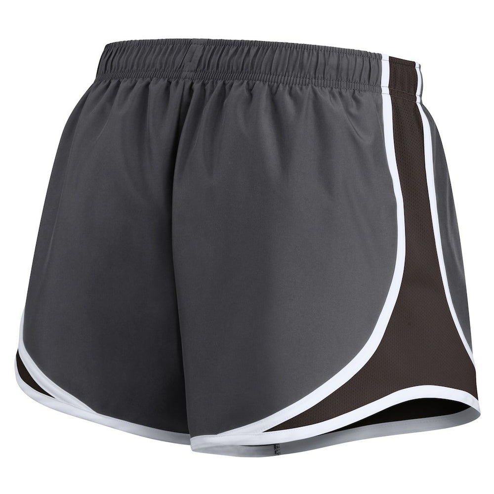 Nike Cleveland Browns Women's Team Logo Performance Tempo Shorts Charcoal
