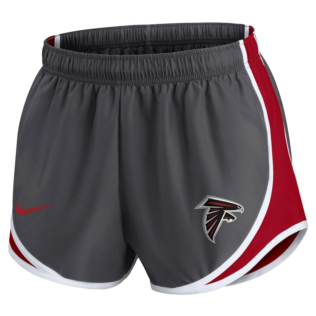 Nike Atlanta Falcons Women's Team Logo Performance Tempo Shorts Charcoal
