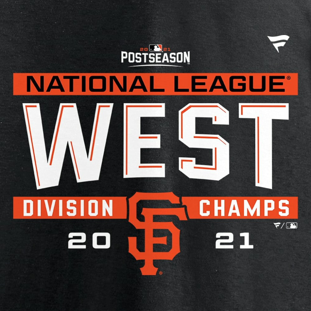 San Francisco Giants Youth 2021 NL West Division Champions Locker Room T-Shirt - Black - MLB on Sale