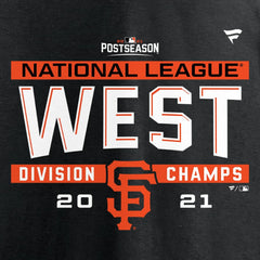 San Francisco Giants Youth 2021 NL West Division Champions Locker Room T-Shirt - Black - MLB on Sale