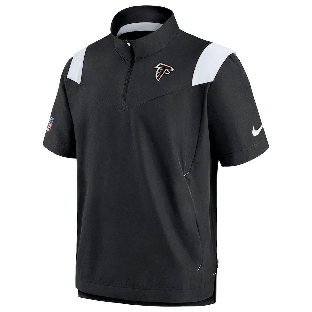 Nike Atlanta Falcons Sideline Coaches Chevron Lockup Pullover Top Black