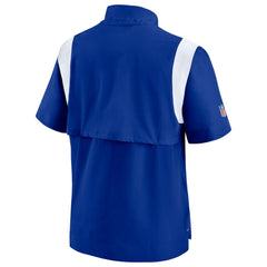 Nike Buffalo Bills Sideline Coaches Chevron Lockup Pullover Top Royal