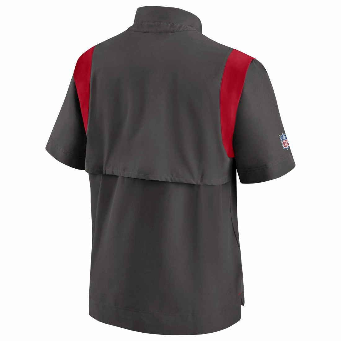 Nike Tampa Bay Buccaneers Sideline Coaches Chevron Lockup Pullover Top Pewter