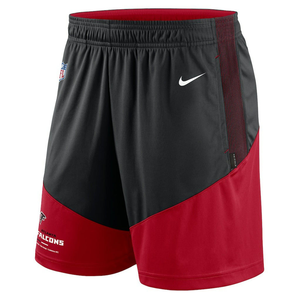 Nike Atlanta Falcons Sideline Primary Lockup Performance Shorts Black/Red