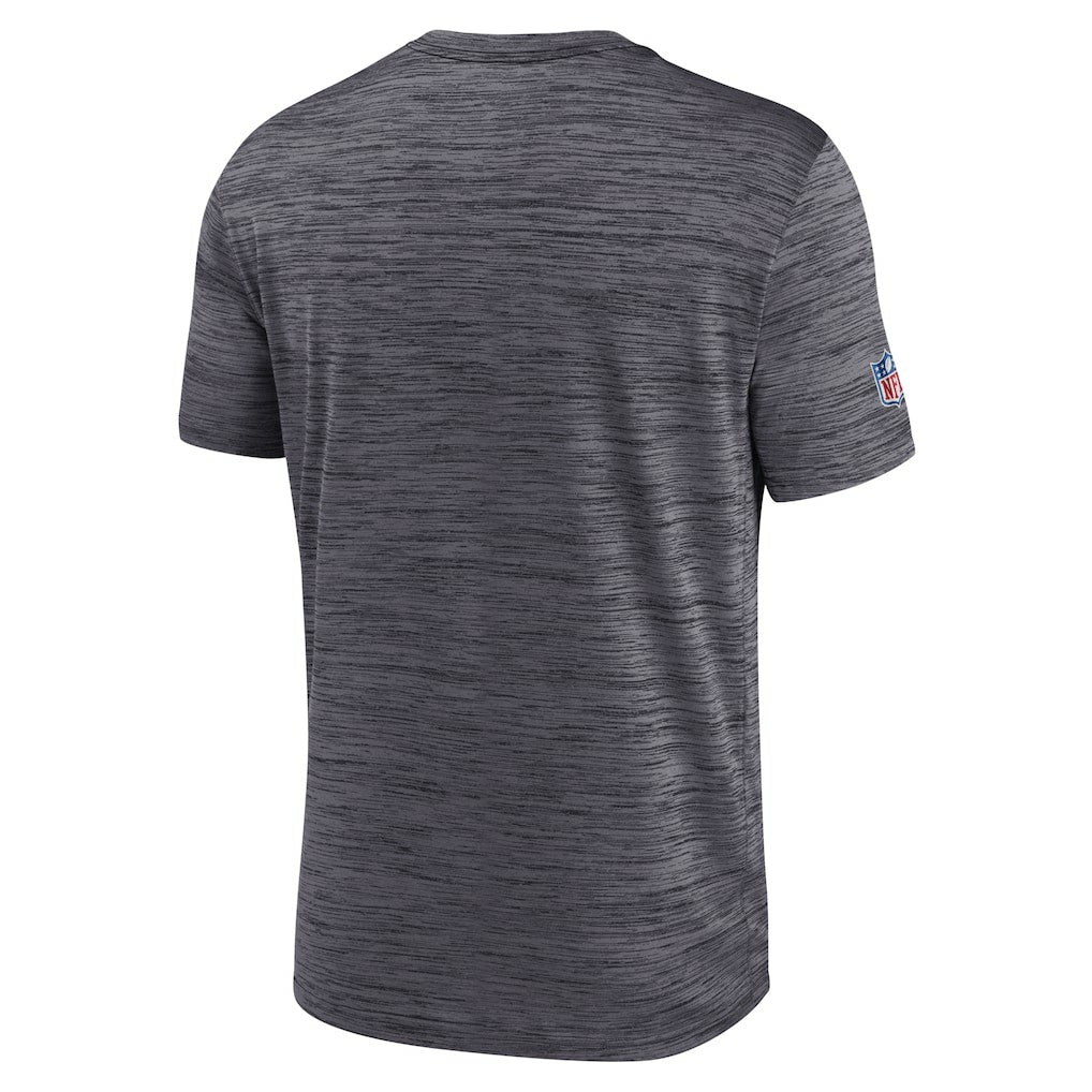 Nike Arizona Cardinals Sideline Velocity Athletic Stack Performance T-Shirt Black