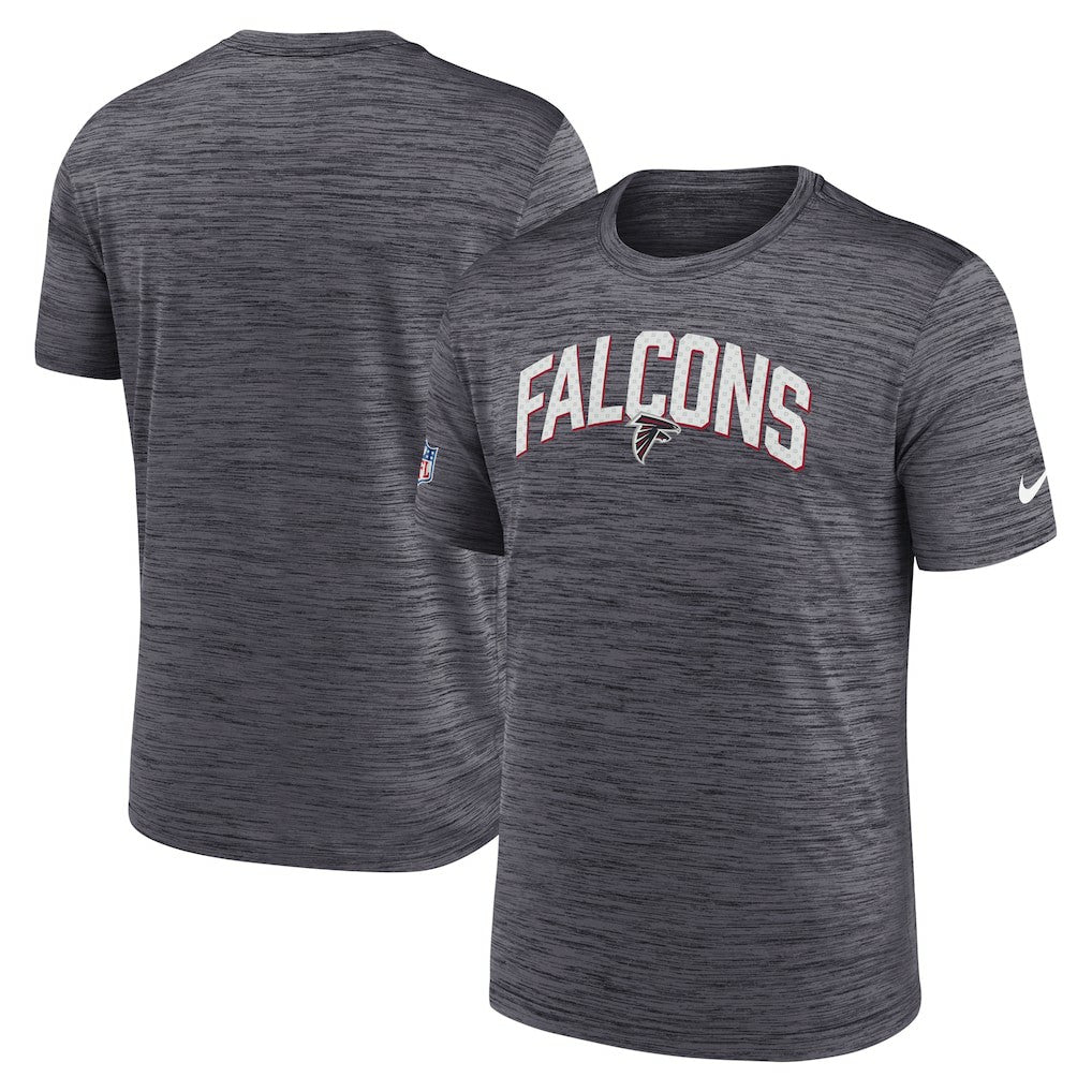 Nike Atlanta Falcons Sideline Velocity Athletic Stack Performance T-Shirt Black