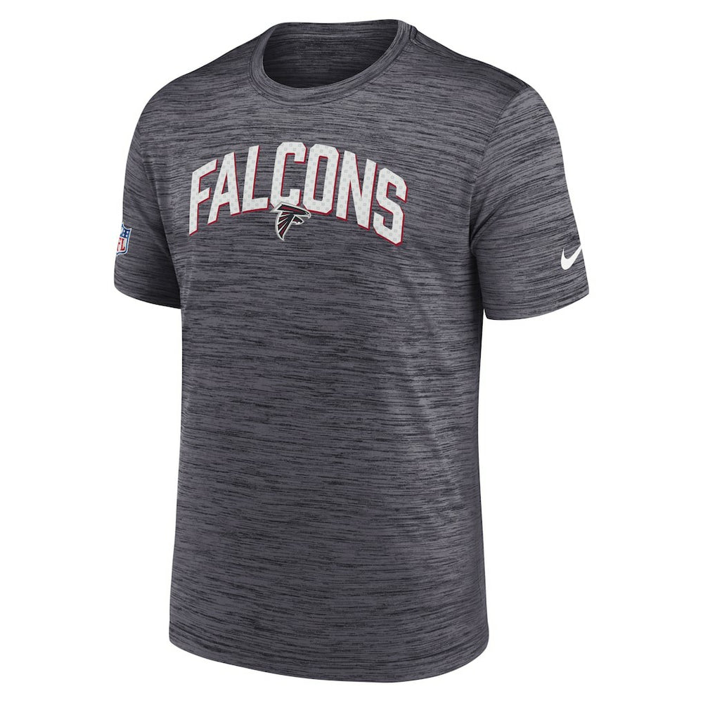 Nike Atlanta Falcons Sideline Velocity Athletic Stack Performance T-Shirt Black