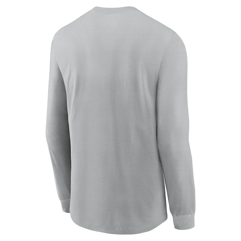 Nike Arizona Cardinals Sideline Infograph Lock Up Performance Long Sleeve T-Shirt Gray