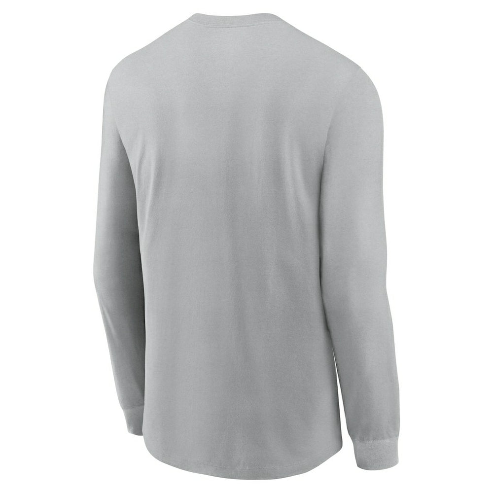 Nike Arizona Cardinals Sideline Infograph Lock Up Performance Long Sleeve T-Shirt Gray