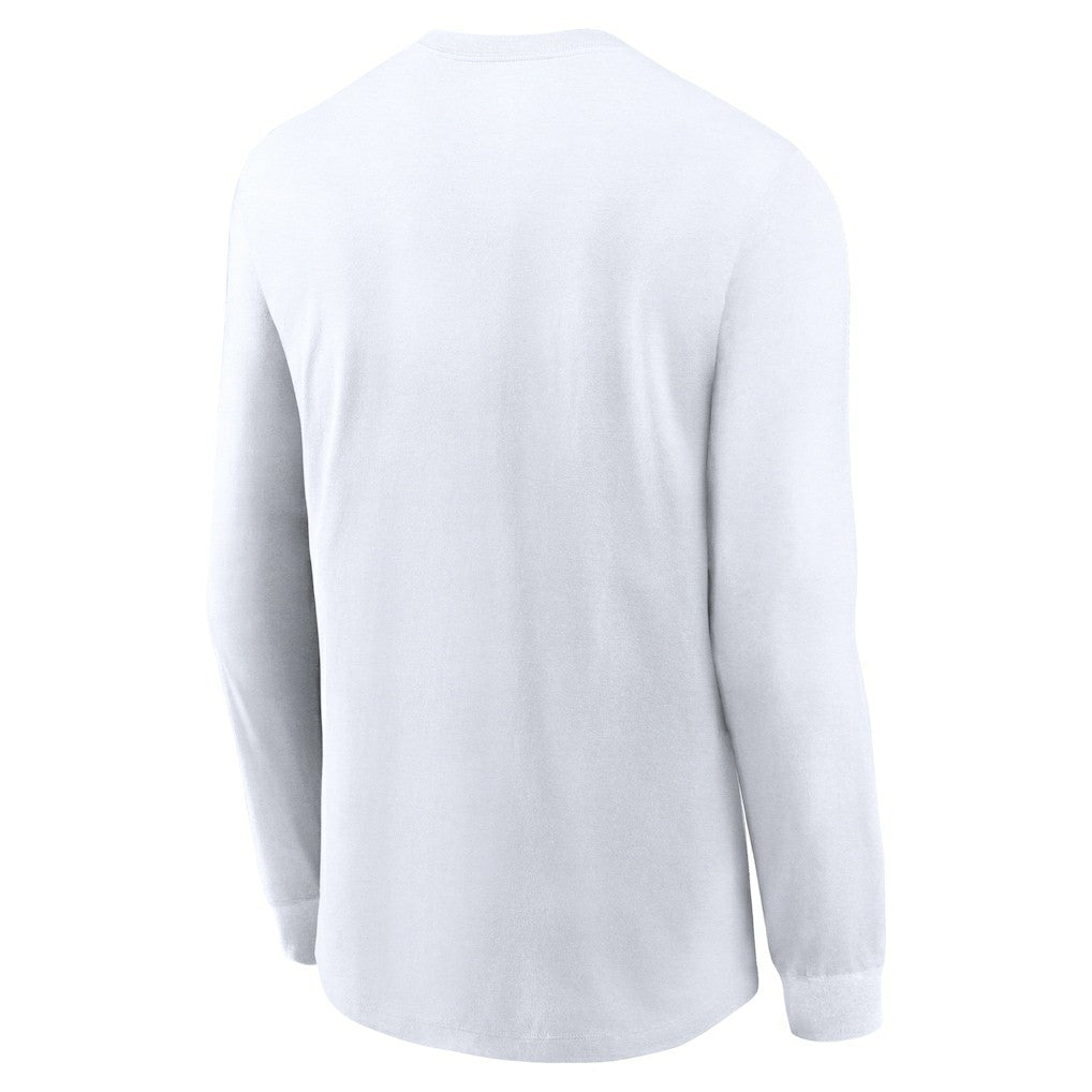 Nike Indianapolis Colts Sideline Infograph Lock Up Performance Long Sleeve T-Shirt White
