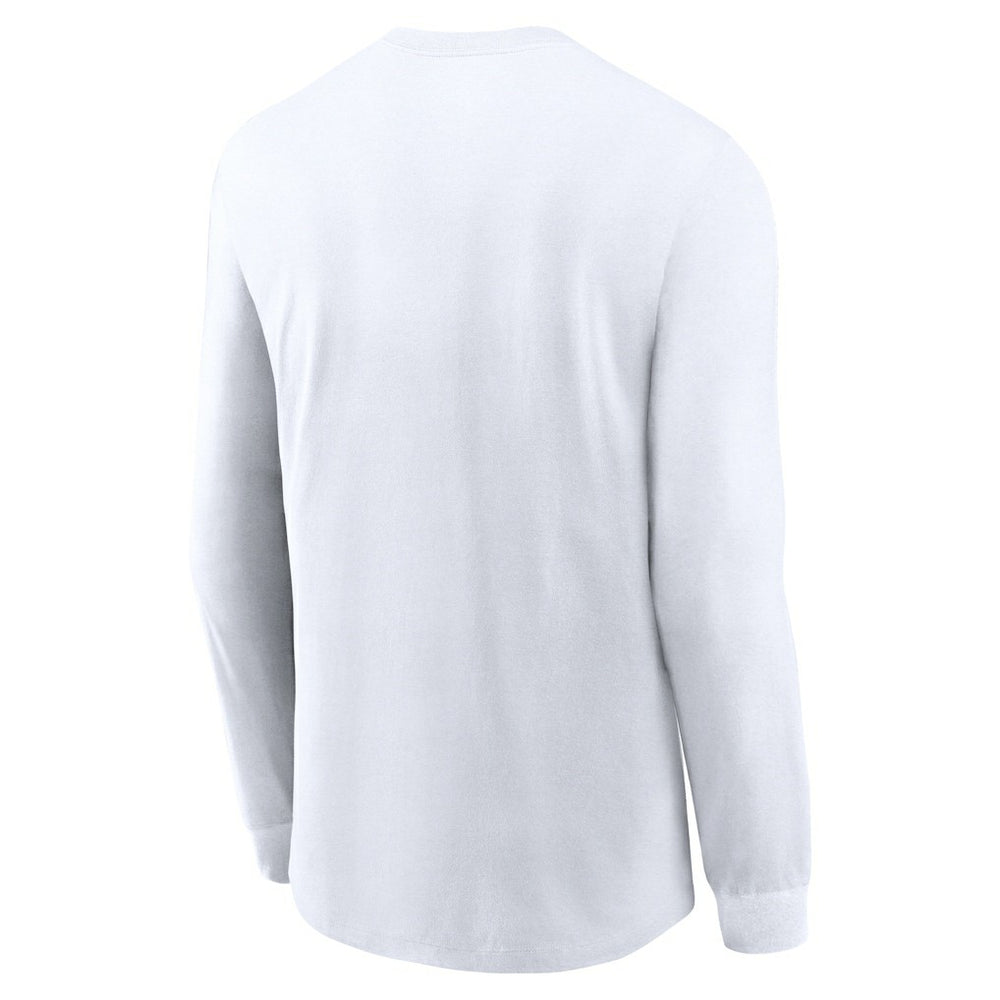 Nike Indianapolis Colts Sideline Infograph Lock Up Performance Long Sleeve T-Shirt White